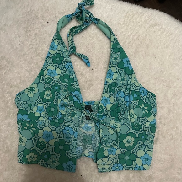 wild fable Tops - Tie front hater top
